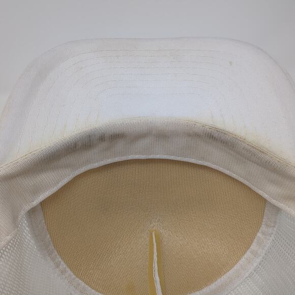 Bent Nail Builders Greenfield Nevada Trucker Cap White OS Adjustable Winner - Picture 8 of 9